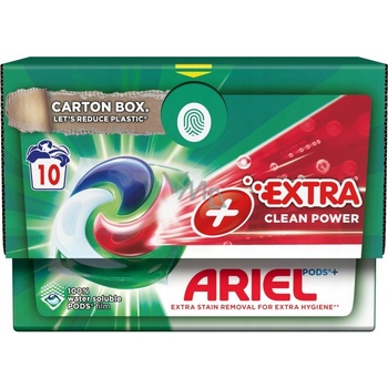 Ariel +Extra Cleaning Power All-in-1 PODS Gélové Kapsuly Na Pranie 10 PD