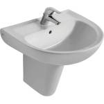 Ideal Standard Eurovit - Умивалник 65x48x22 см, с преливник, 1 отвор за смесител, бял V134001 (V134001)