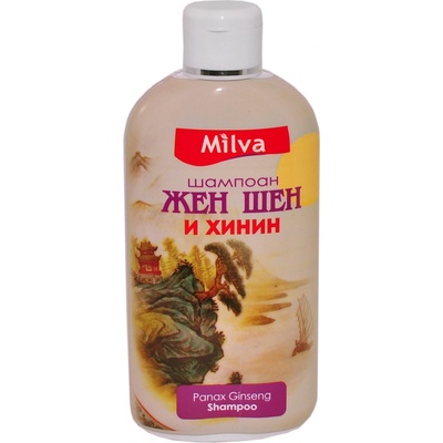 Milva Ženšen a Chinín šampón 200 ml