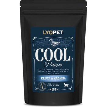 Lyopet Cool Puppy Krůta a kachna 400 g