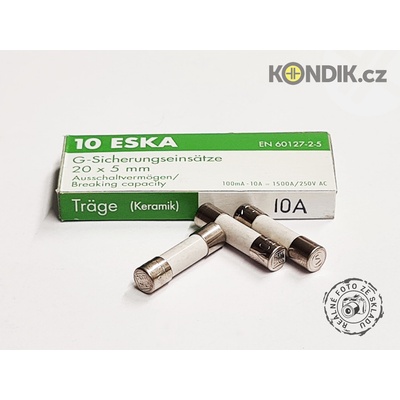 Pojistka 5x20mm zpožděná 522.700, Proud: 8A