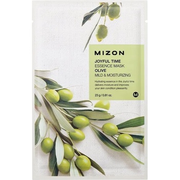 Mizon Joyful Time Essence Mask Olive, листова маска за лице със зехтин (8809479166482)