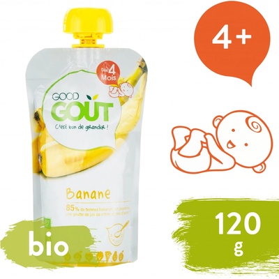 Good Gout BIO kapsička Banán 120 g