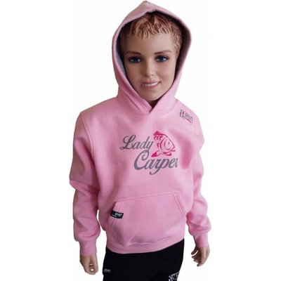 R spekt Detská Mikina S Kapucňou Lady Carper Pink