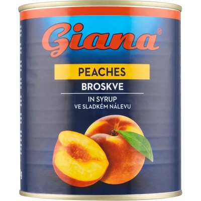 Giana Broskve ve sladkém nálevu 820 g