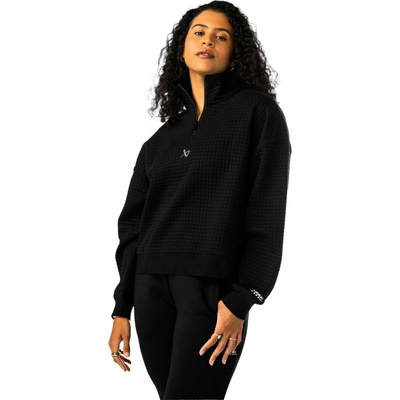Bauer Quilted 1/4 Zip Women Black