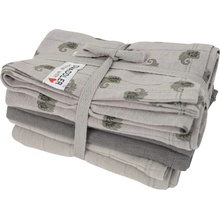 Lodger Swaddler Flower Tribe 70 x 70 cm Mist 3 ks