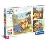 Clementoni -CLE puzzle 3x48 SuperKolor Winnie The Pooh 25063