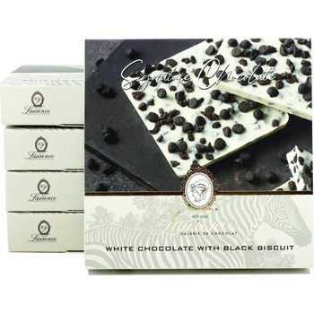 LAURENCE бял с черни бисквити