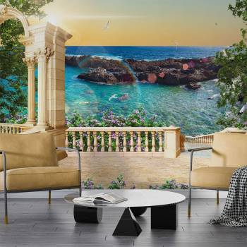 Image 1 of Art gift Фототапет - Тераса до морето