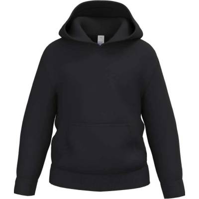 iDeal Basic dětská mikina s kapucí Ideal Black
