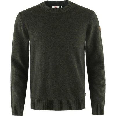 Fjällräven Övik Round-neck Sweater M dark olive