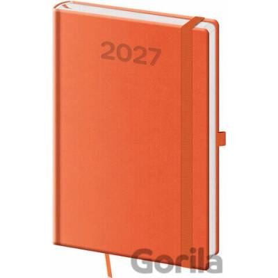 Helma A5 Týdenní 2027 Print Pop oranžový