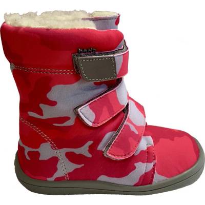 Beda barefoot sněhule Pink Military