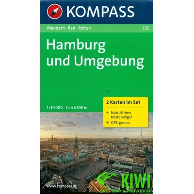 Hamburg und Umgebung 725 ,2 mapy 1:50T NKOM