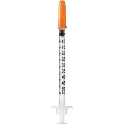 B. Braun Melsungen AG Stříkačka inzulínová Omnican 50-50I.U./0,5ml 0,3 x 8 mm (100)SGL