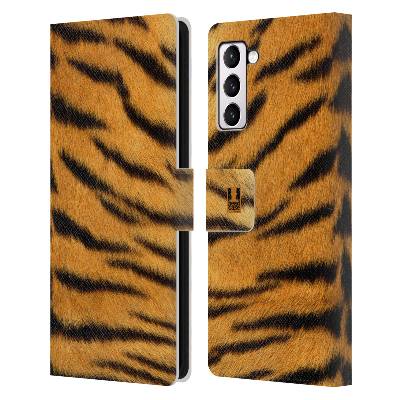 Pouzdro HEAD CASE na mobil Samsung Galaxy S21+ 5G / S21 PLUS 5G zvíře srst divoká kolekce tygr (Flipové pouzdro, obal pro mobil Samsung Galaxy S21+ 5G / S21 PLUS 5G zvíře srst divoká kolekce tygr)