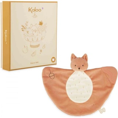 Kaloo Grignoti Мокачик със силиконова гризалка Катеричка в подаръчна кутия