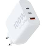 Xtorm Зарядно Xtorm GaN2 Ultra USB, 2 порта USB-C, 220V, 100W, бял цвят