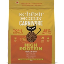 Schesir Cat Born Carnivore Adult Čerstvé kuracie s vajcom 255 g