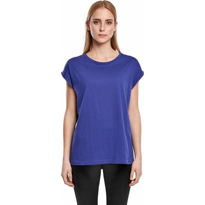 Urban Classics volné tričko s ohrnutými rukávky bluepurple