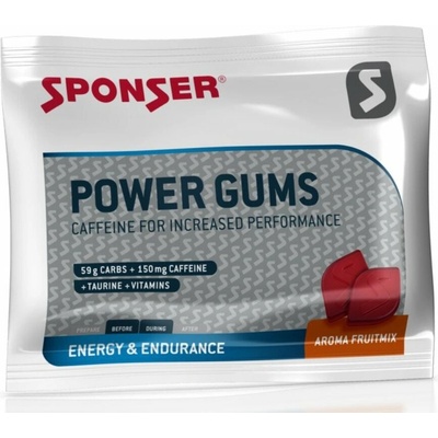 Sponser Power Gums, 75 g, Fruitmix