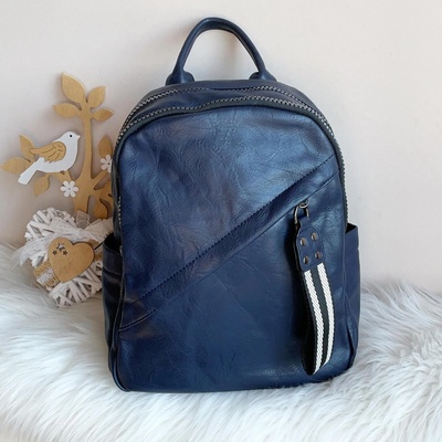 Дамска Синя Раница - Модел 2727