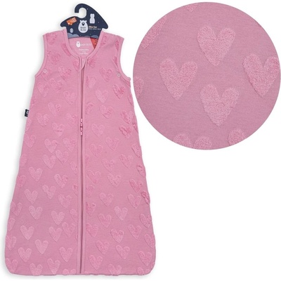 BabyBliss - BlissSac: Спален чувал от органичен памук - 2.5 тог за температура 16-20°C - "Follow Your Heart (BLISS-SAC-0004)