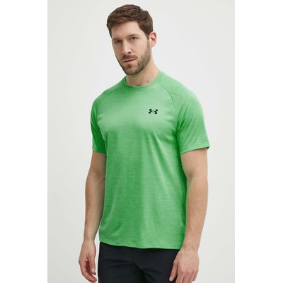 Under Armour Тениска за трениране Under Armour Tech Textured в зелено с меланжов десен 1382796 (1382796)