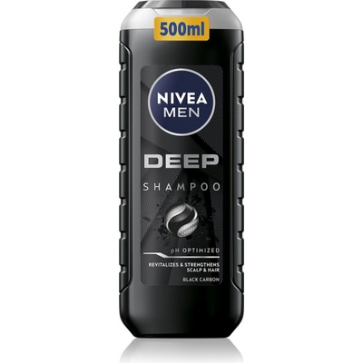 Nivea MEN Deep подсилващ шампоан 500ml