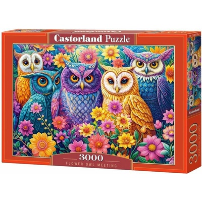 CASTORLAND Květinové setkání sov 3000 dielov