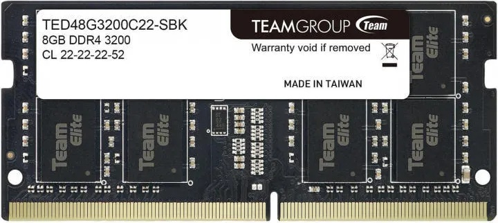 Team Group Elite 8GB DDR4 3200MHz TED48G3200C22-S01