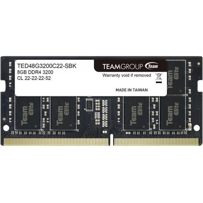 Team Group Elite 8GB DDR4 3200MHz TED48G3200C22-S01