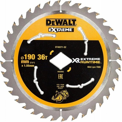 Kotouč na dřevo DeWalt DT40271 190 mm