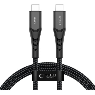Tech-Protect UB11T ULTRABOOST USB-C PD 100W / QC3.0 100cm černý