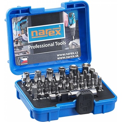 Sada bitů NAREX 37 Bit Box a hlavic 1/4" 37 dílů
