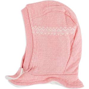 Maximo Зимна шапка-качулка Maximo - Снежинки, светлорозова, размер 47 (357821270) - baby