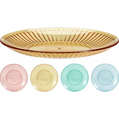 Talíř d21,0cm, 4barvy, AKRYLON, plast
