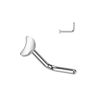 Šperky4U piercing do nosu měsíček titan TIT1289