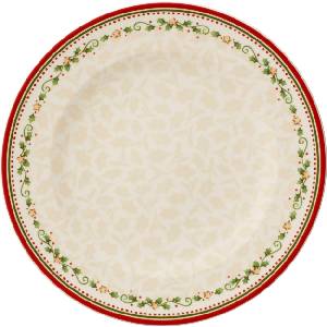 Villeroy & Boch Чиния за вечеря Winter Bakery Delight 27 см бяла (14-8612-2622)
