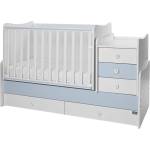 Lorelli Легло Lorelli - Maxi Plus, 3Box, 70 х 160 cm, бяло/baby blue (10150580039P) - ozone