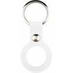 JC Силиконов ключодържател за Apple AirTag - JC AirTag Silicone Keyring (бял)