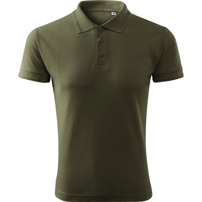 MALFINI Malfini pique polo free f03 / Мъжка поло тениска - милитари l (f036915)