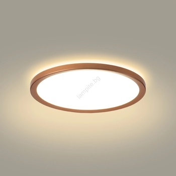 Brilagi - ултратънък LED плафон за баня, 12 W, 230 V, Ø 22, 5 см, розово злато, IP54 (BG3806)