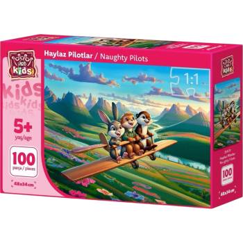 Art Puzzle Детски пъзел Art Puzzle от 100 части - Непослушни пилоти (35409)