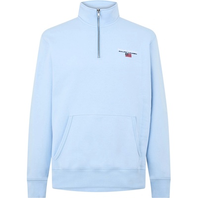 Polo Sport by Ralph Lauren Side Logo Quarter Zip Pull Over Fleece - Bluebell