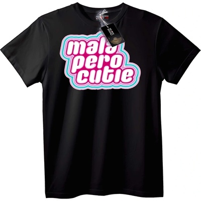 NOONEBRAND Тениска Мала Но Сладка - XL, Black