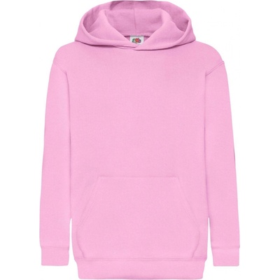 Fruit of the Loom children's sweatshirt Classic kangaroo Pink