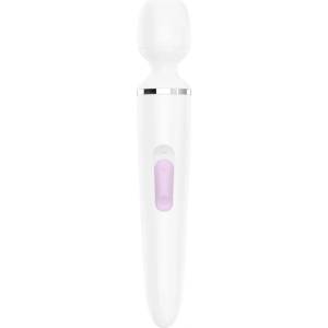 Satisfyer Wand-er Woman - водоустойчив масажор вибратор (бял)