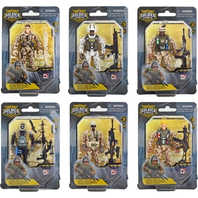 Chap Mei Plastic Toys Екшън фигура Chap mei Soldier Force - Герои на честта, асортимент (545305)